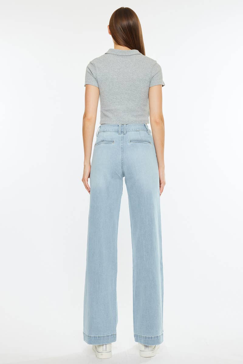 Kancan | High Wide Leg Trouser