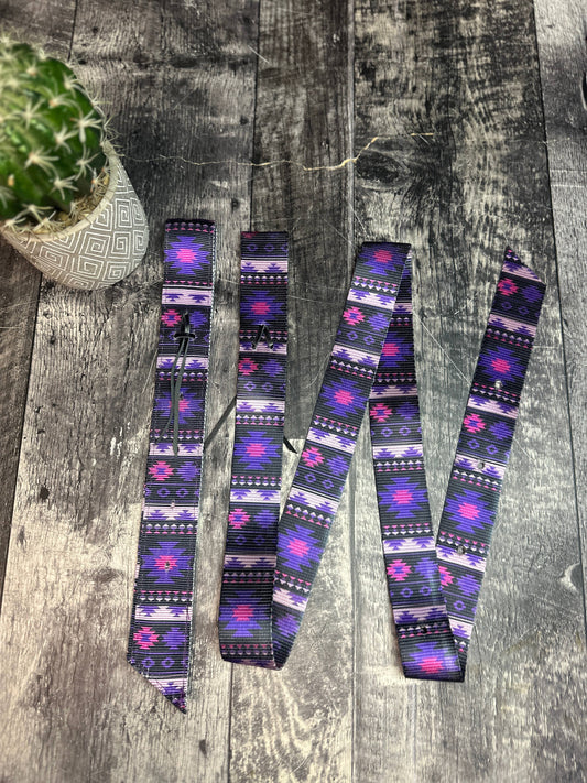 Ensemble de Sanglons & Contre-Sanglons | Purple Aztec