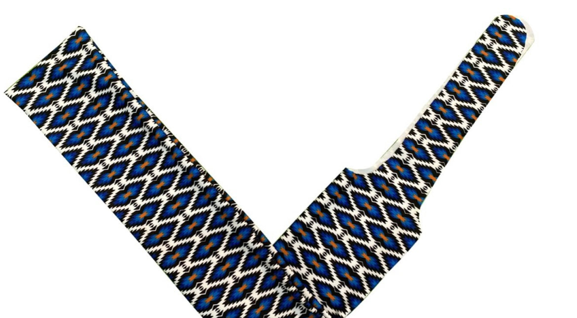 Sac à Queue | Aztec Bleu & Sand