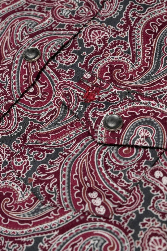Rodeo Clothing | Chemise | Paisley Rouge