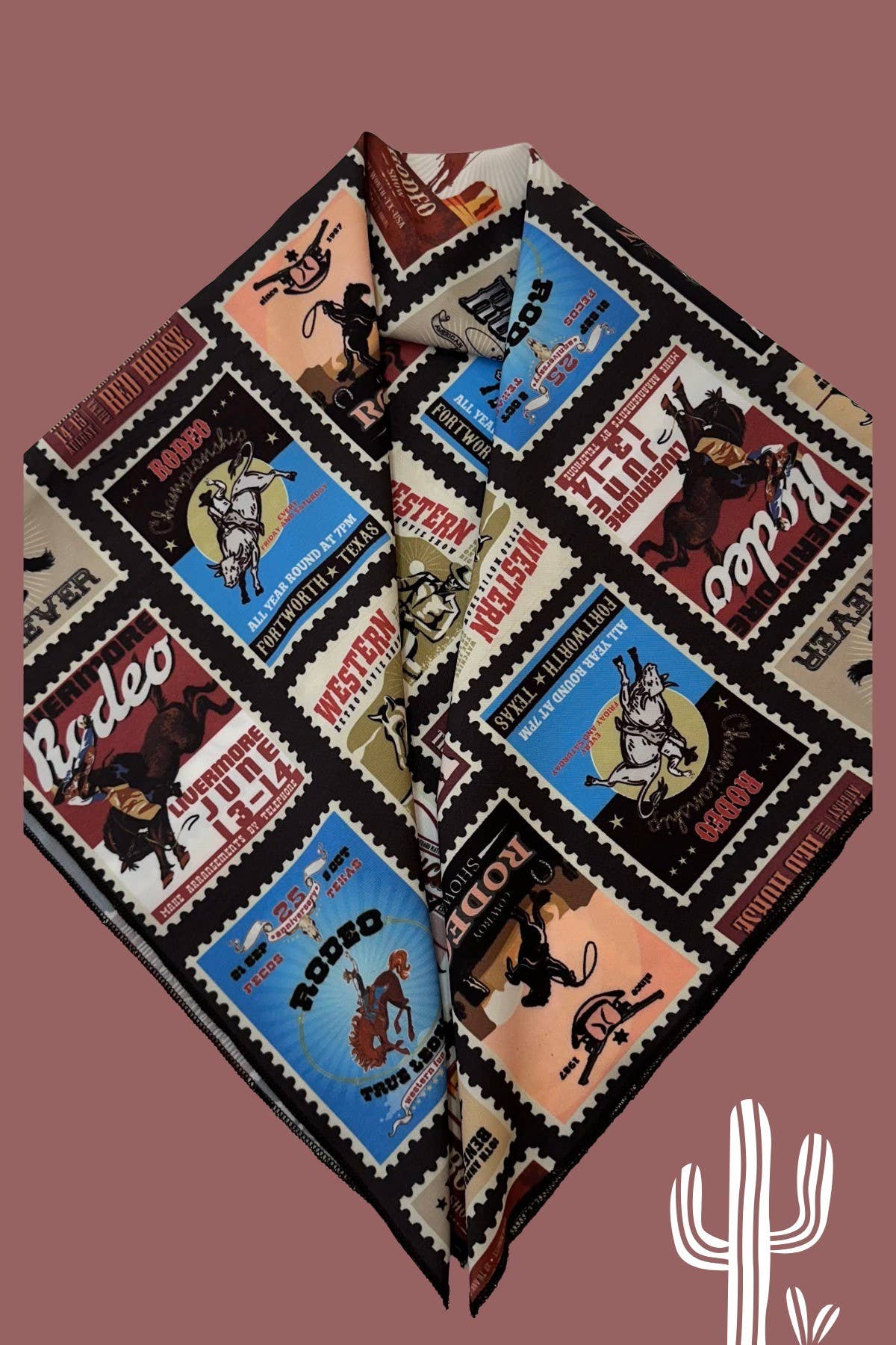 Wild Rag | Western Blue Rodeo Horse