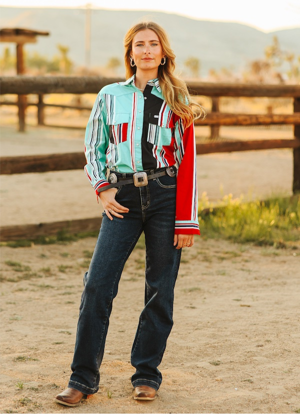 L&B | Dark High Western Yoke Trouser