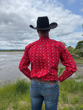 Charger l'image dans la galerie, Rodeo Clothing | Chemise | Red Aztec