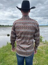 Charger l'image dans la galerie, Rodeo Clothing | Chemise | Tan Aztec (XL & XXL)