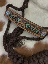 Charger l'image dans la galerie, Licol | Mule Tape Brun & Flèches Turquoises