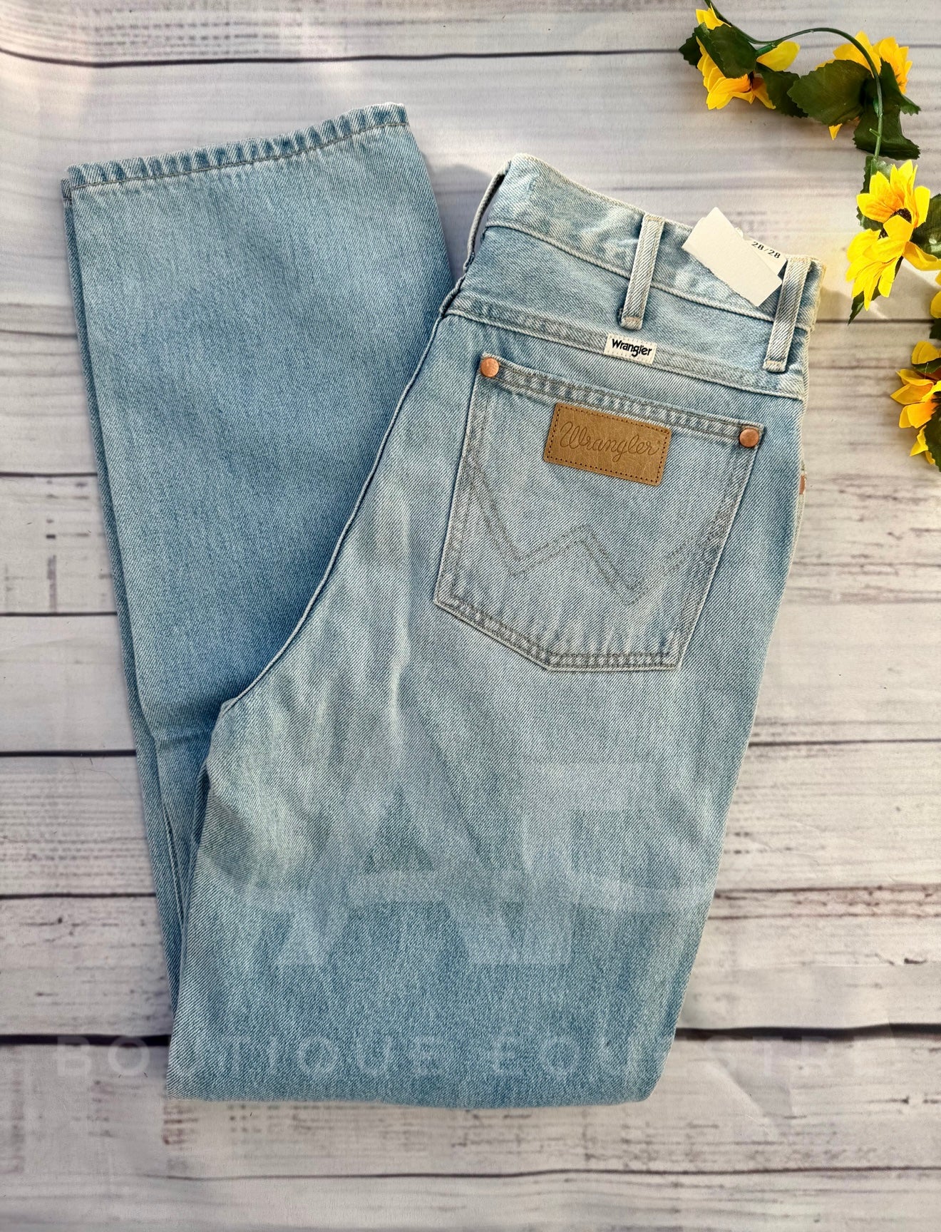 Jeans Wrangler Wild West Per Donna – Cotone 99% Ed Elastan, Chiusura A Bottone, Design Moderno E Resistente, Taglio Comodo - copertina