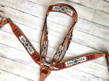 Charger l'image dans la galerie, Ensemble | Aztec Tan et Turquoise