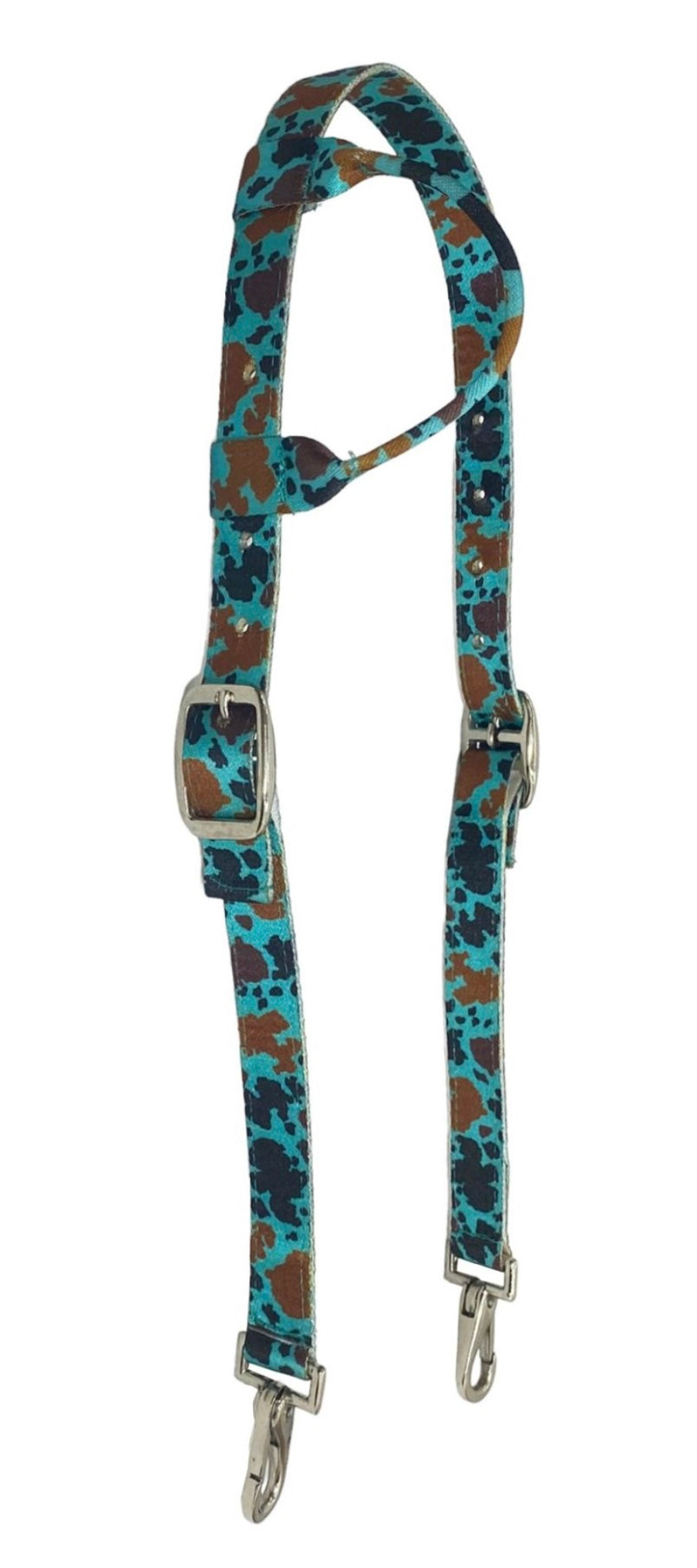 Bride à Oreille | Vache Turquoise avec Snaps