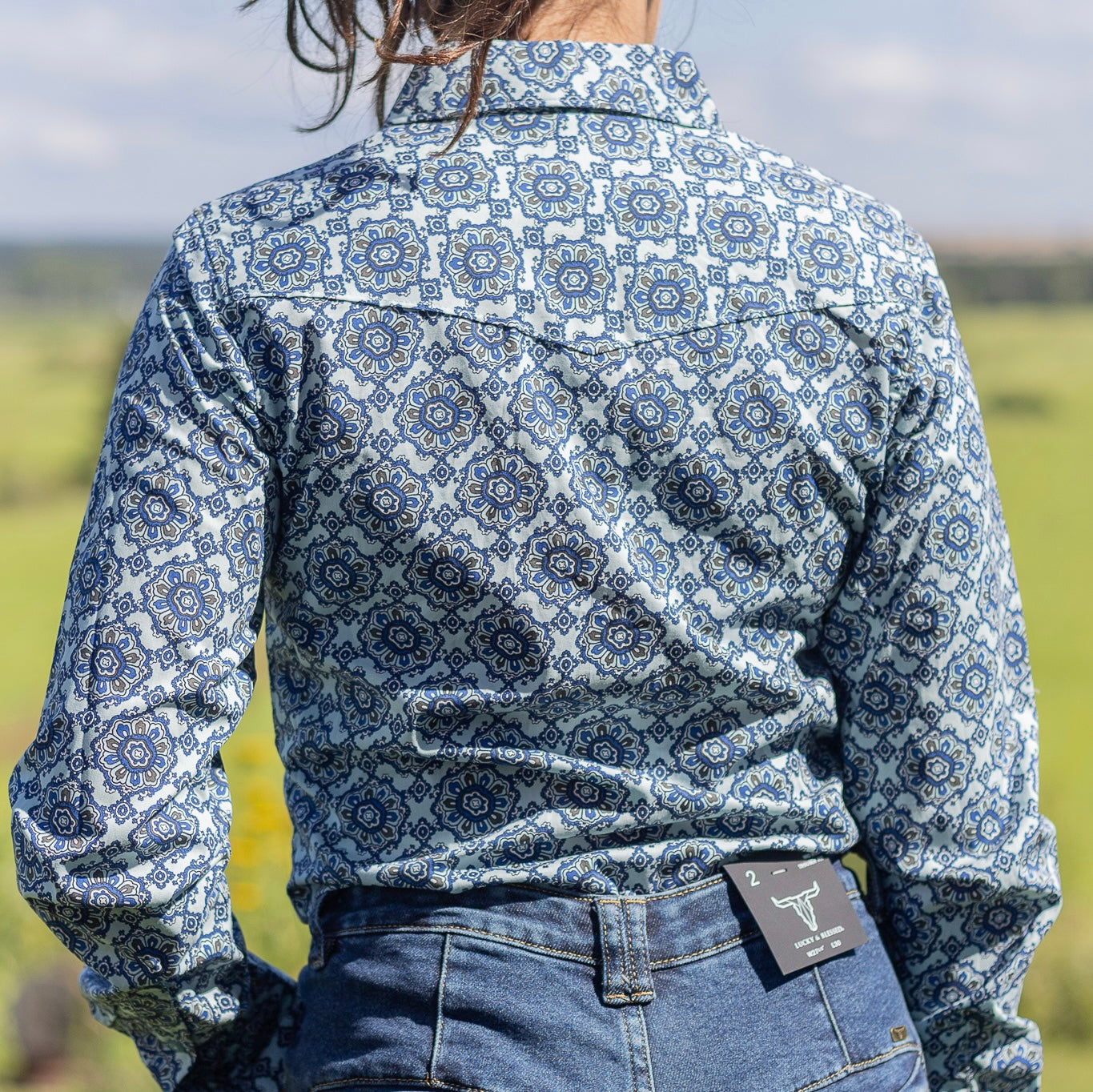 Cinch | Shirt | Navy and Blue