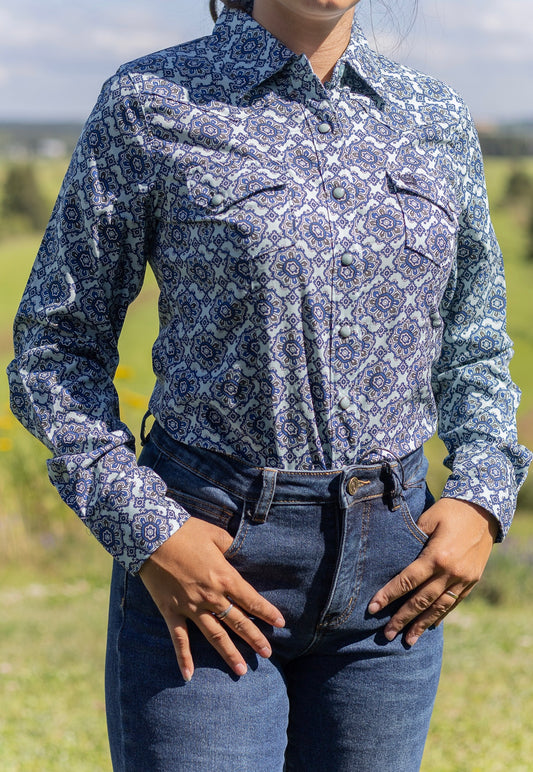 Cinch | Chemise | Marine et Bleu