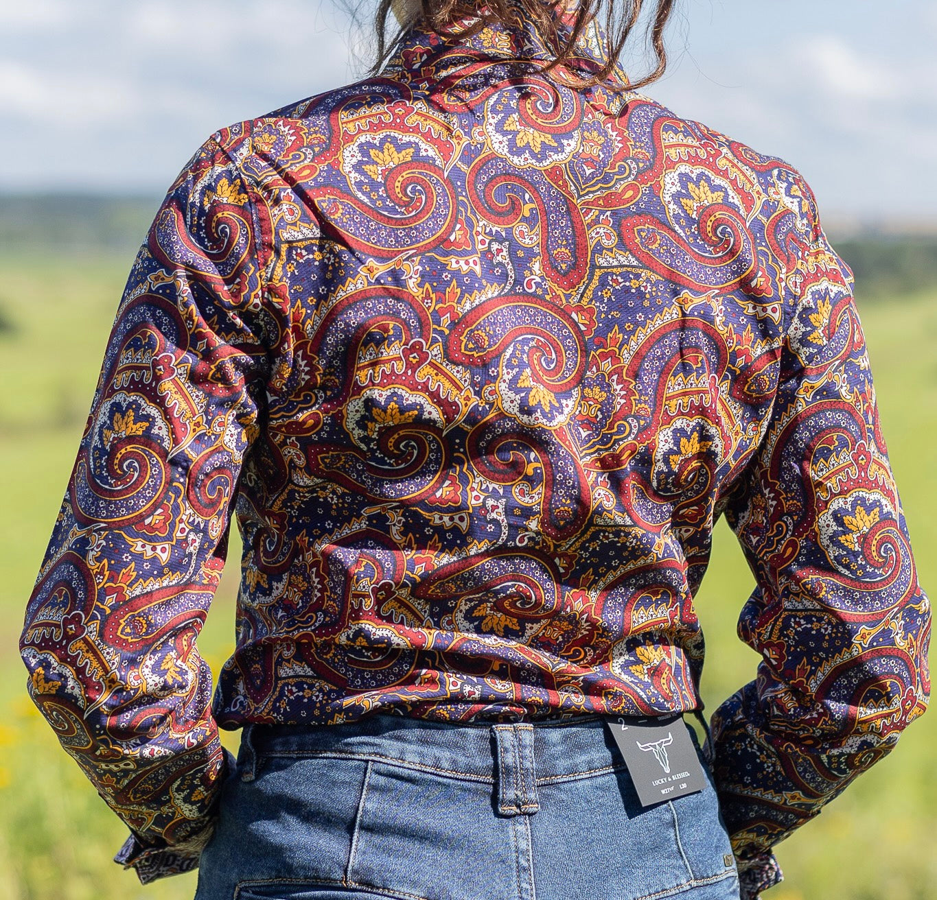 Cinch | Shirt | Yellow Paisley