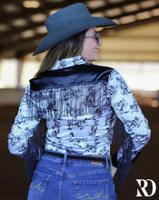 Charger l'image dans la galerie, Ranch Dress’n | Chemise | Giddy Up Satin & Franges