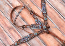 Charger l'image dans la galerie, Ensemble | Aztec Bleu Clair et Bourgogne