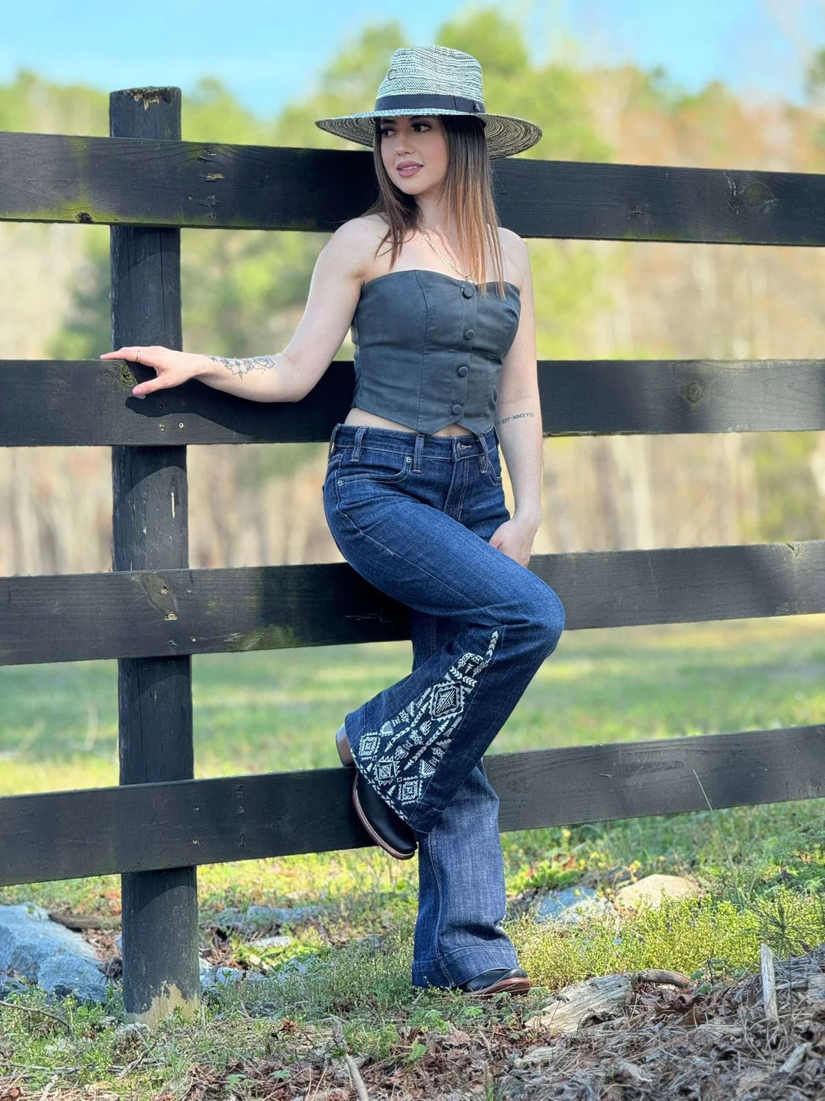 Rock & Roll | Aztec Bottom Trouser | 24x36