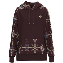 Charger l'image dans la galerie, Hooey | Coton Ouaté | Summit Bordeaux Aztec (L & XL)