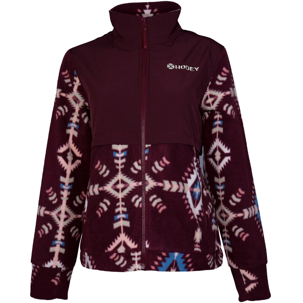 Hooey | Manteau | Bordeaux Aztec | XX-Large