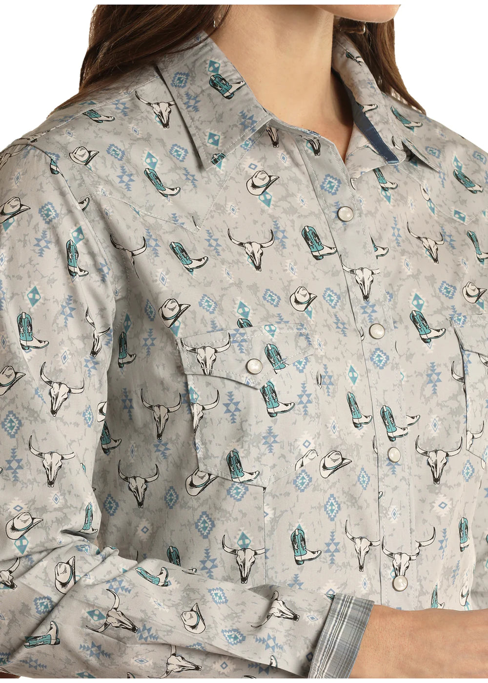 Panhandle | Chemise | Boots & Steers | Médium