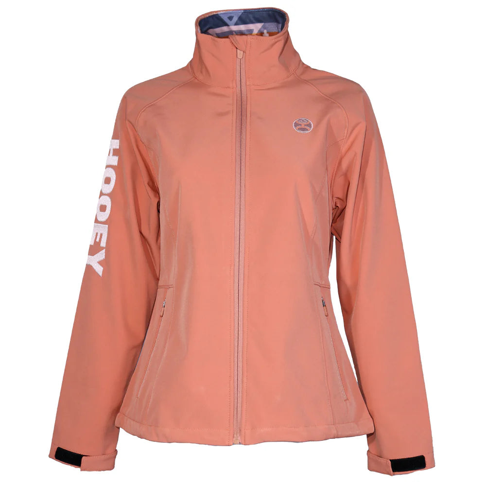 Hooey | Manteau Softshell | Rose & Multi Lining