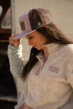 Load the image into the gallery, Hooey | Fleece Pullover | Tan w/Pink & Green