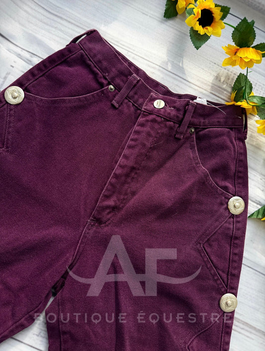 RoughRider | Vintage Plum & Conchos | 5/6x36