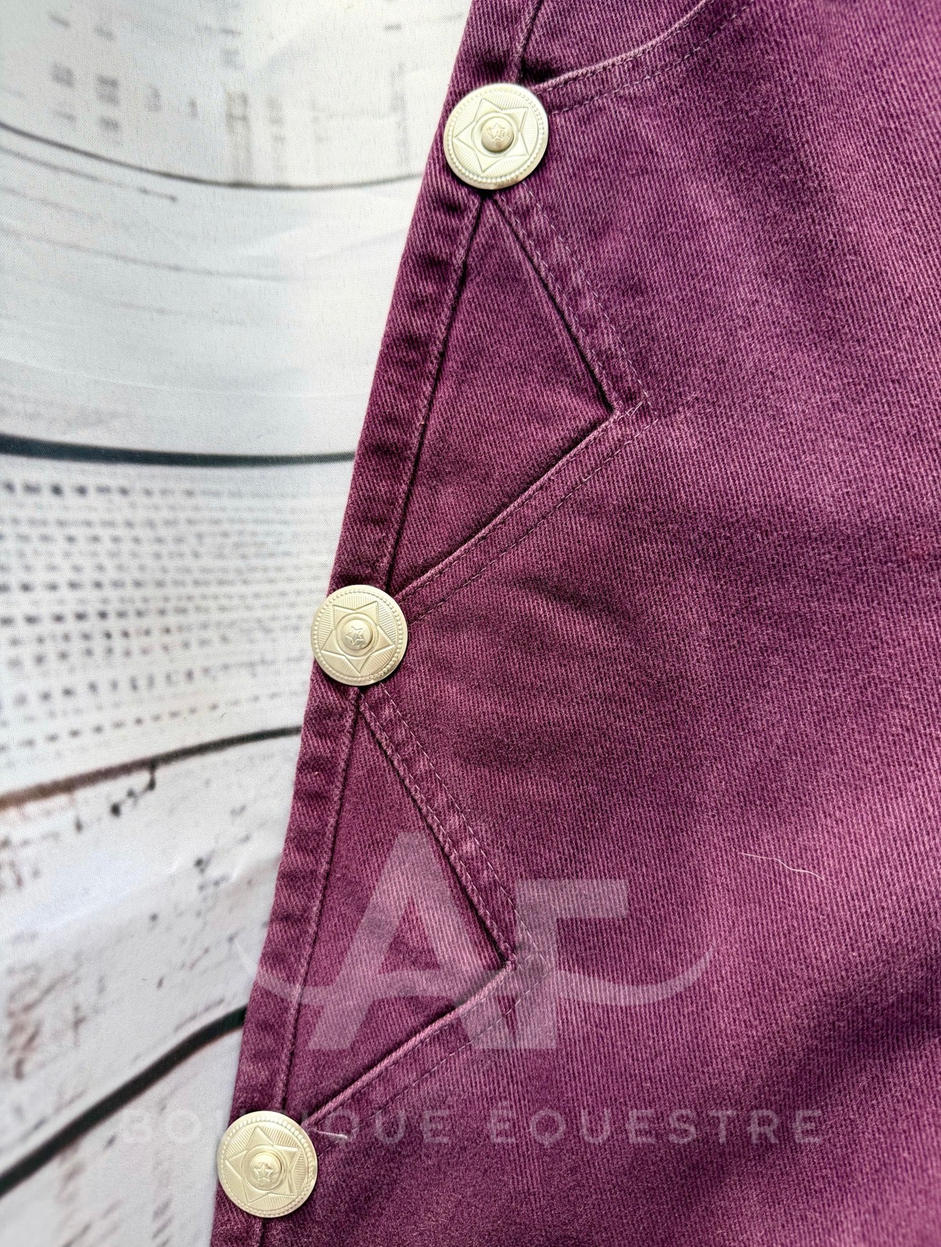 RoughRider | Vintage Plum & Conchos | 5/6x36
