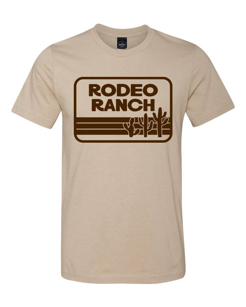 Rodeo Ranch | T-Shirt | Retro Cactus Heather Tan