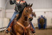 Charger l'image dans la galerie, EquiBreathe™ Equine Nasal Patch - Tooled Leather