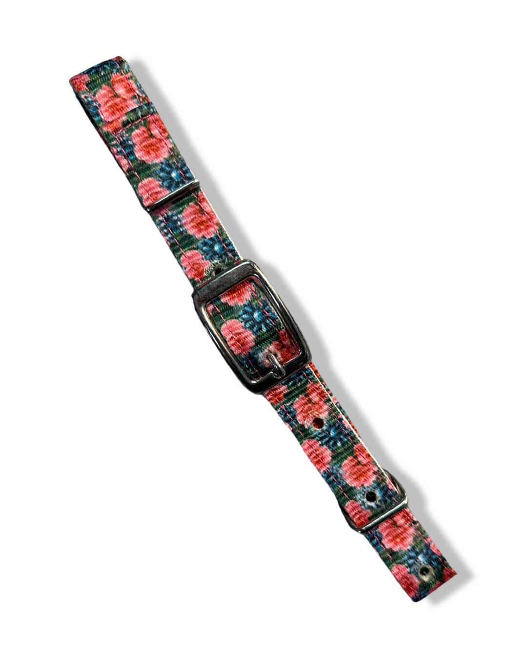 Gourmette | Nylon Strap Turquoise Floral