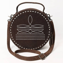 Charger l'image dans la galerie, Sacoche Ronde | Suede Round Canteen Boho Western