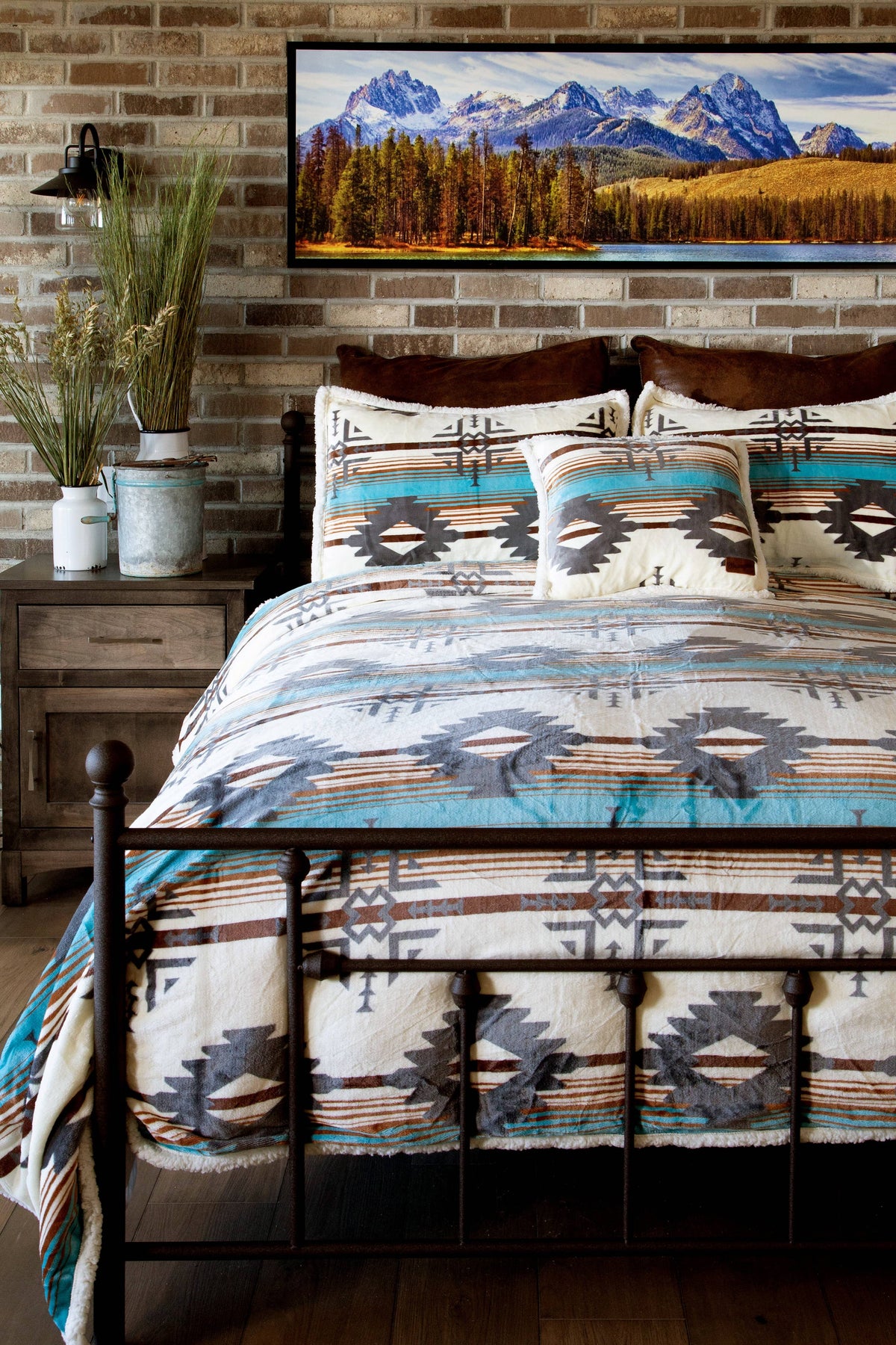 Ensemble de Lit | Wrangler® Lone Mountain Plush Sherpa Comforter Set