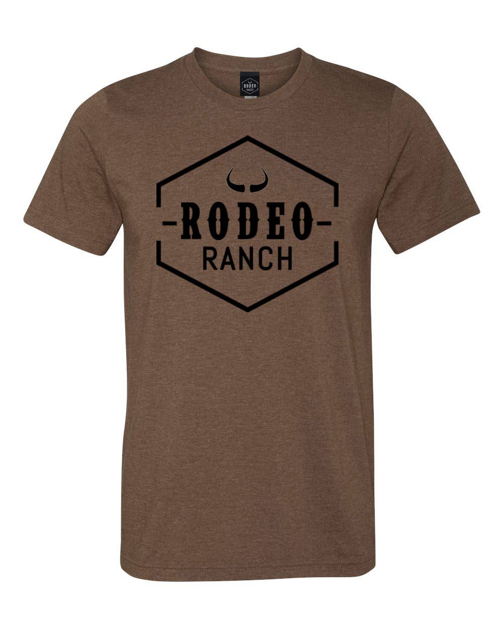 Rodeo Ranch | T-Shirt | Classic Logo Heather Brown