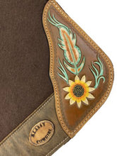 Charger l'image dans la galerie, Tapis | Plumes Turquoises & Tournesols