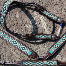 Charger l'image dans la galerie, Ensemble | Navajo Turquoise & Or