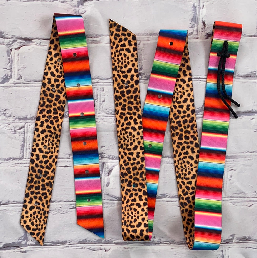 Latigo Set | Serape and Leopard