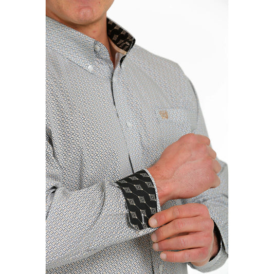 Cinch | Shirt | Grey Geometric