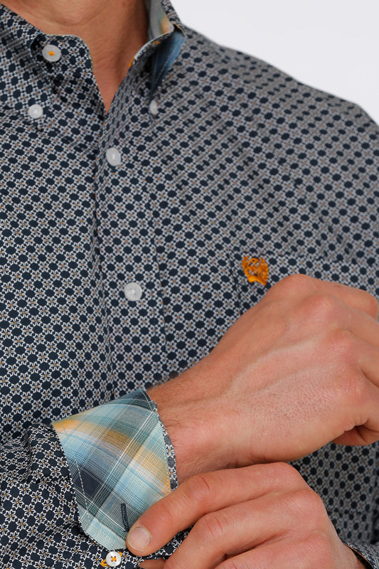 Cinch | Shirt | Orange Plaid