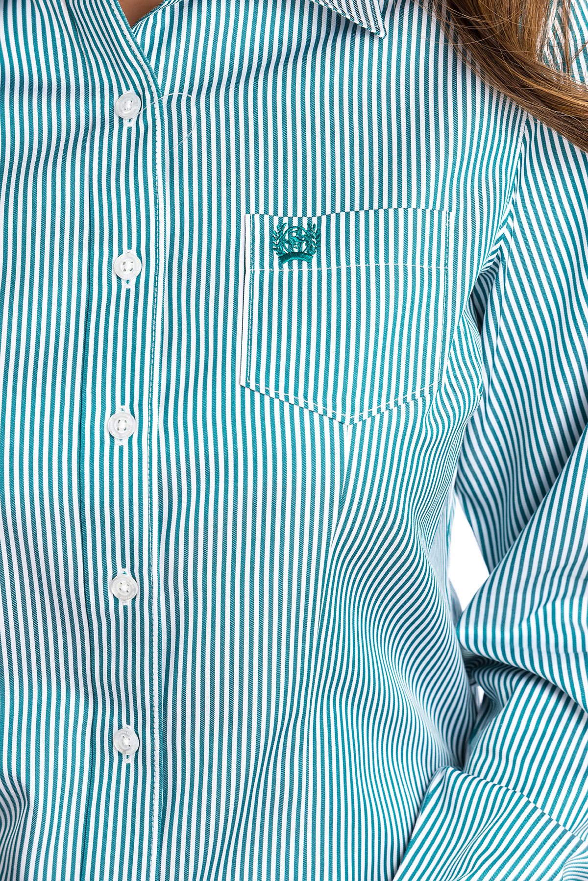 Cinch | Shirt | Teal Stripe