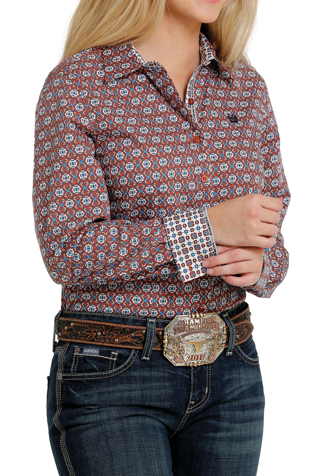 Chemise western à paillettes - France