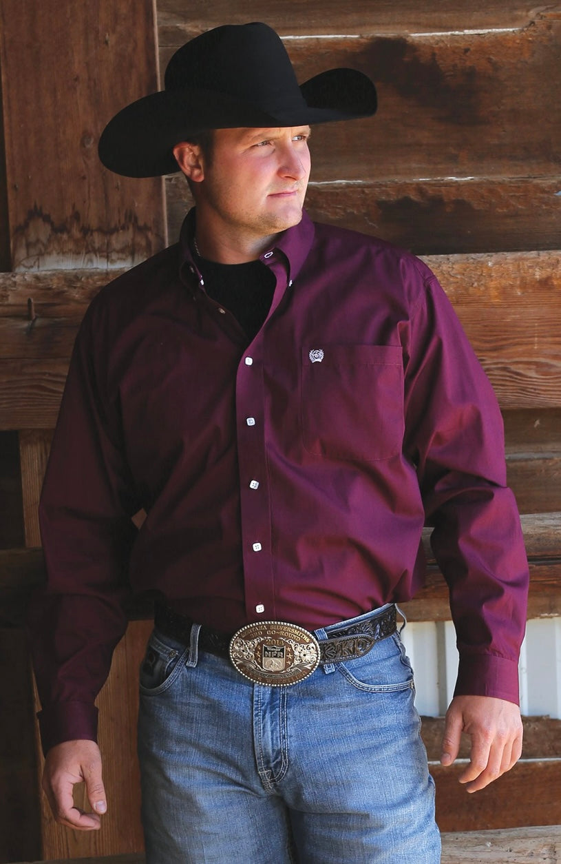 Cinch | Shirt | Burgundy
