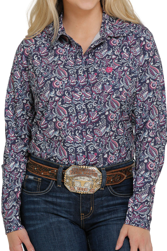 Cinch | Shirt | Navy Paisley
