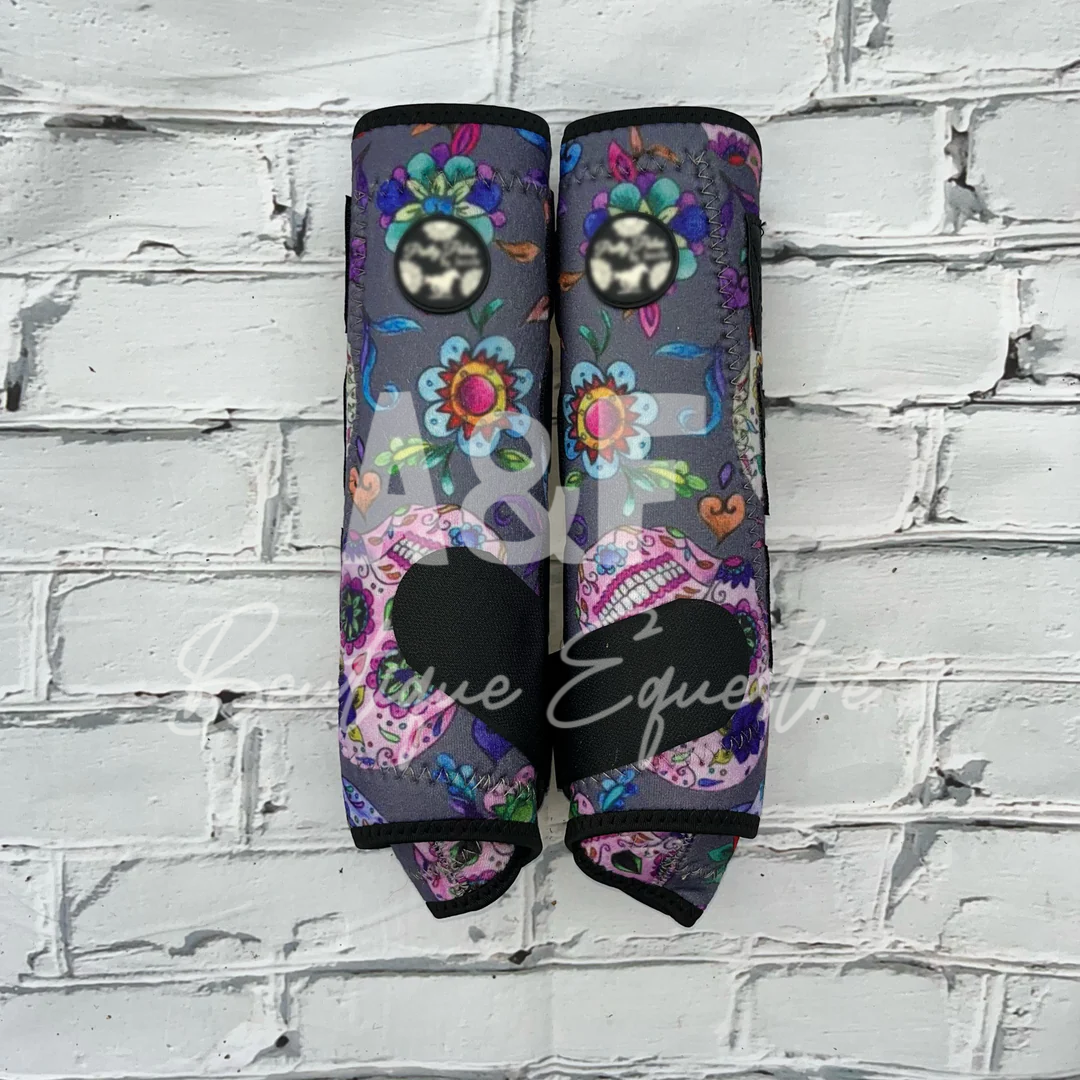 <tc>Front Boots | Grey Sugar Skull</tc>