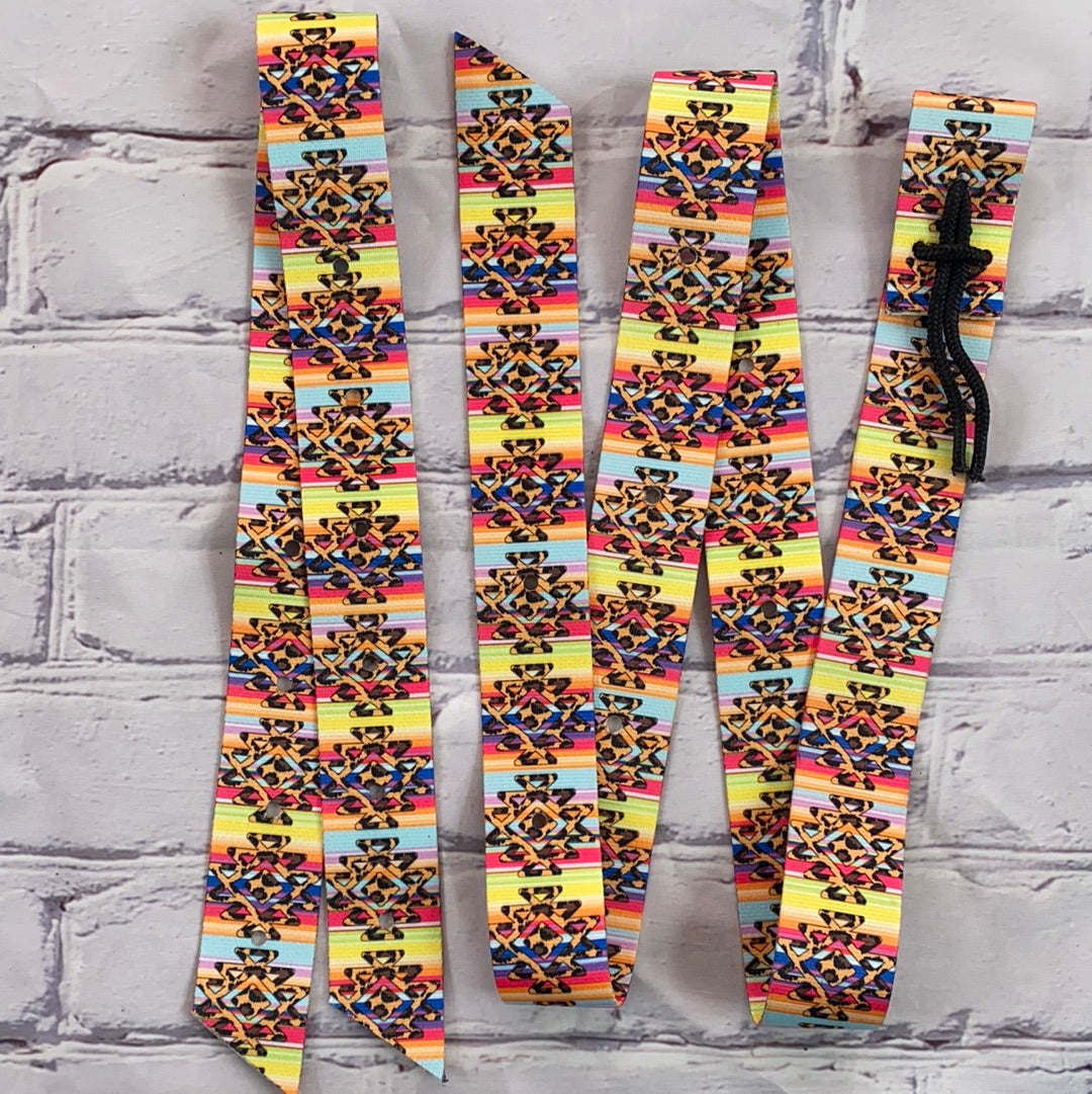 Latigo Set | Serape Cheetah Aztec