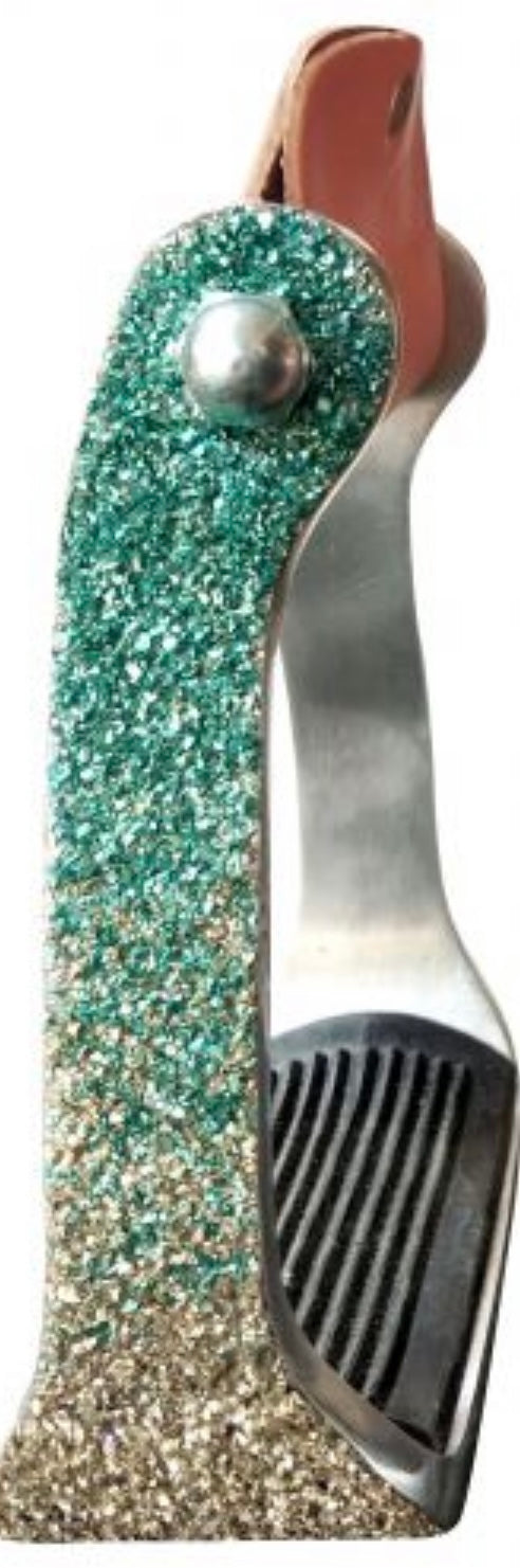 Étriers | Brillants Turquoise