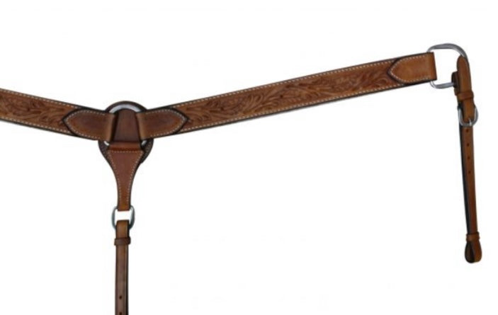 Breastcollar | Floral Tooling Leather