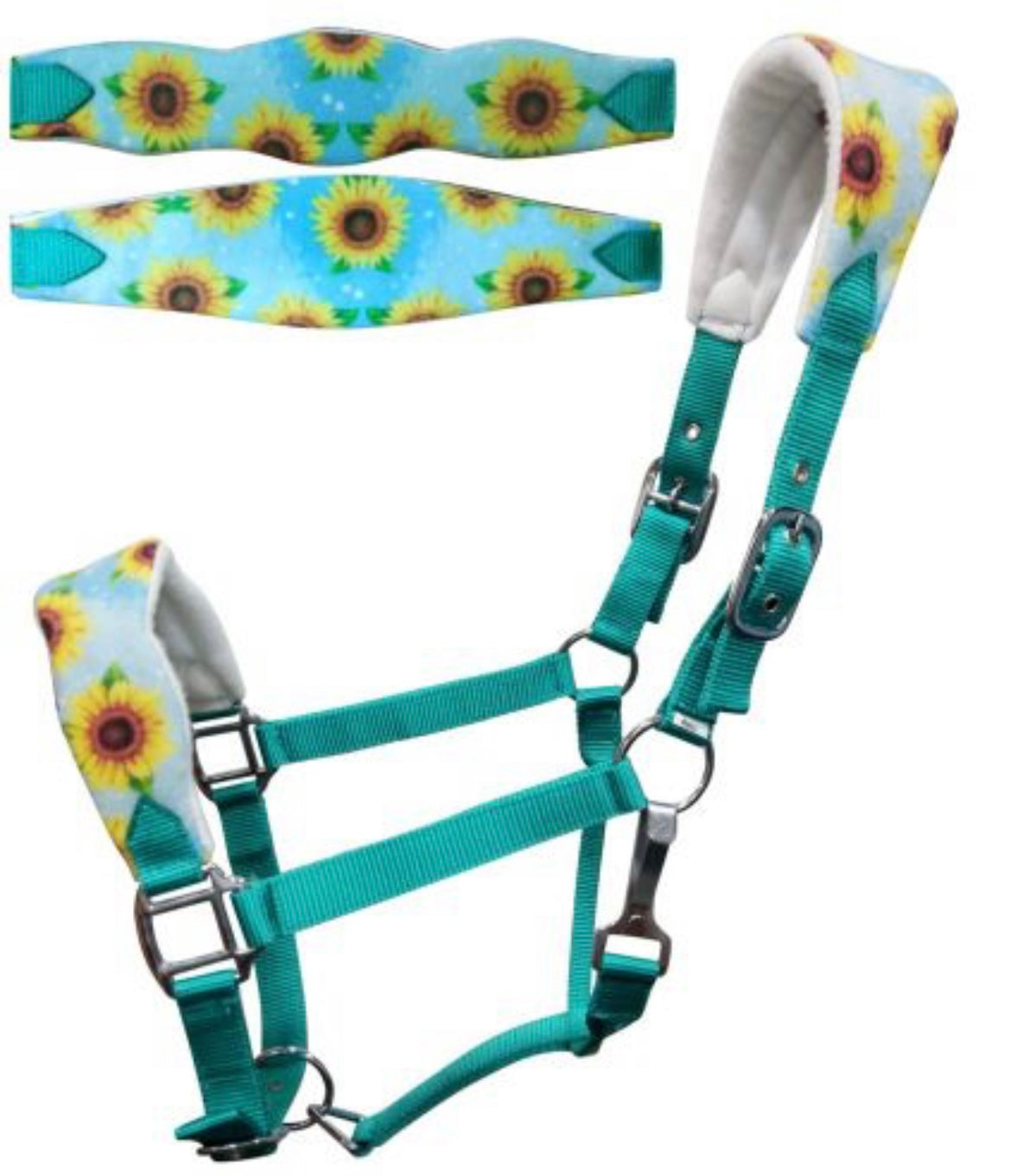 Halter | Fleece Sunflowers