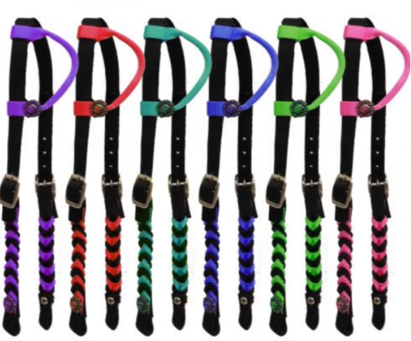Headstall | One Ear | Braided Nylon