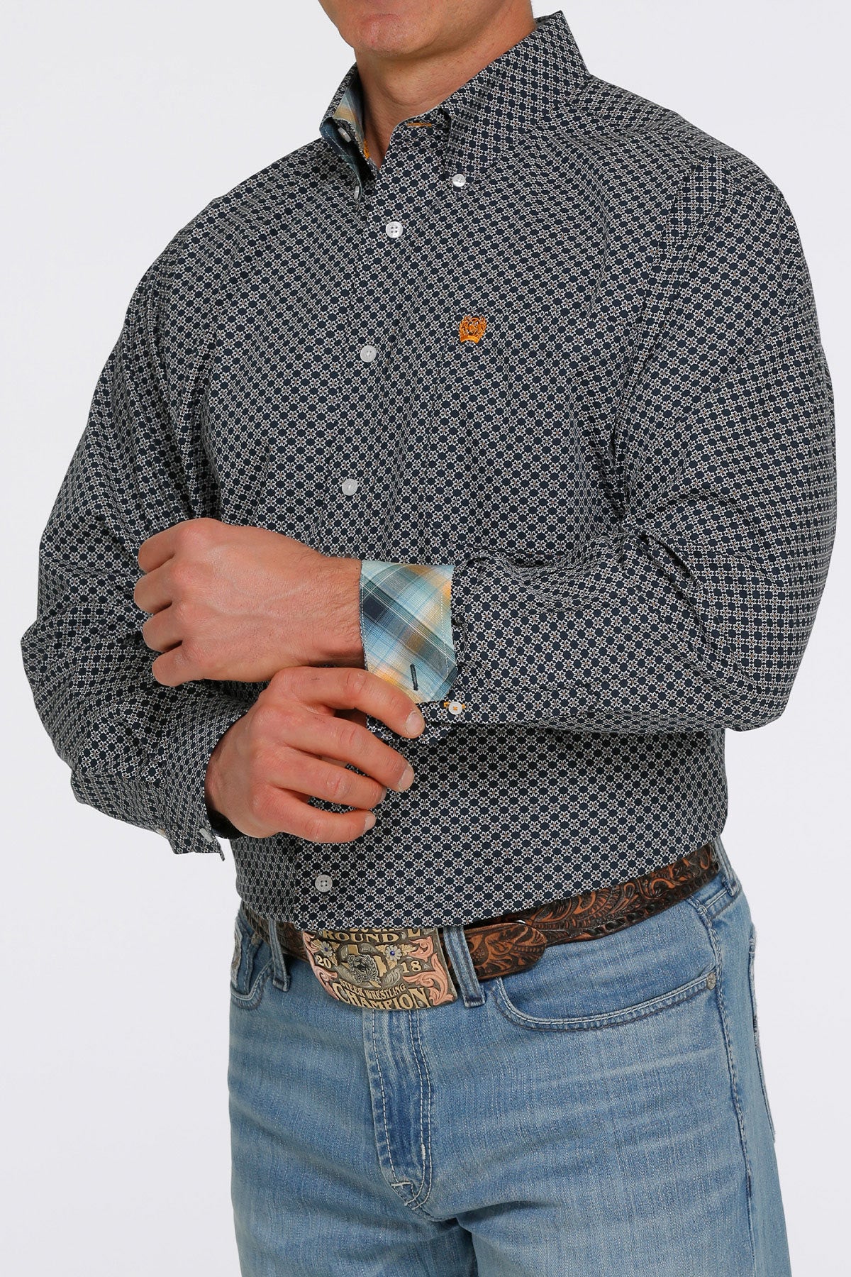 Cinch | Chemise | Orange Plaid | X-Large