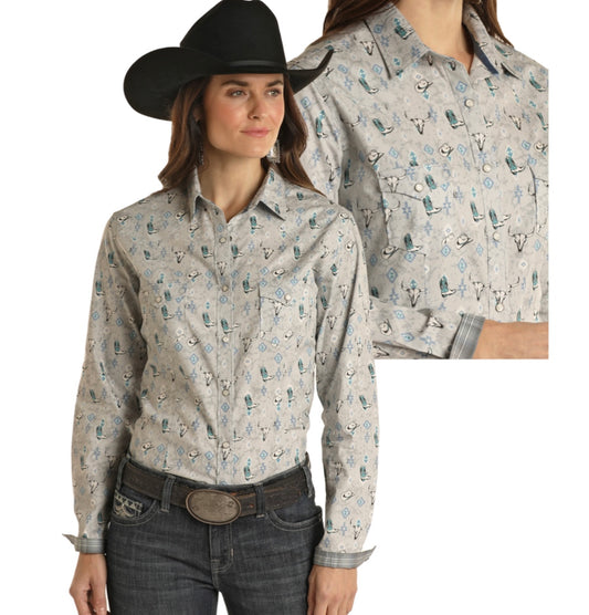 Panhandle | Shirt | Boots & Steers