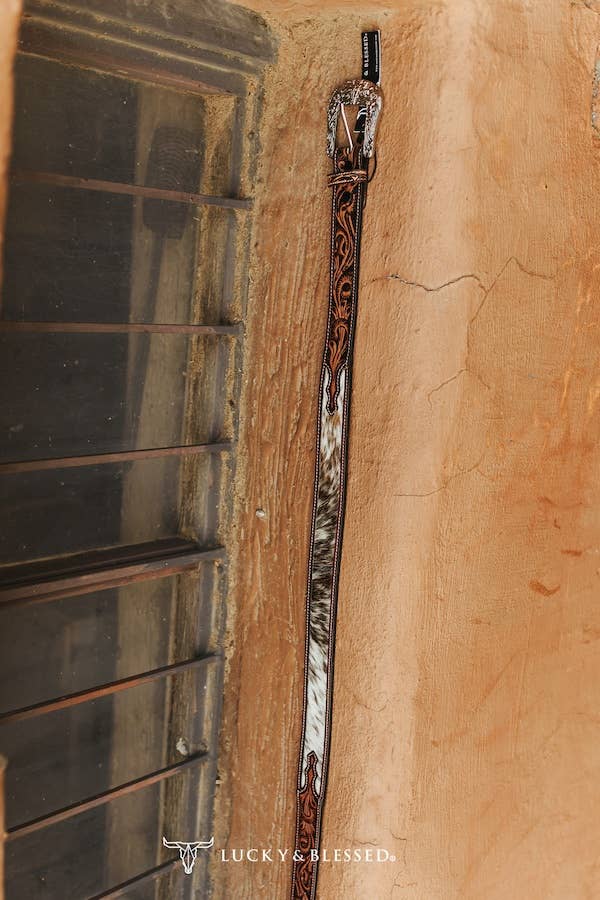 BIENTÔT DISPONIBLES | Ceinture | Vache Tooled Cuir