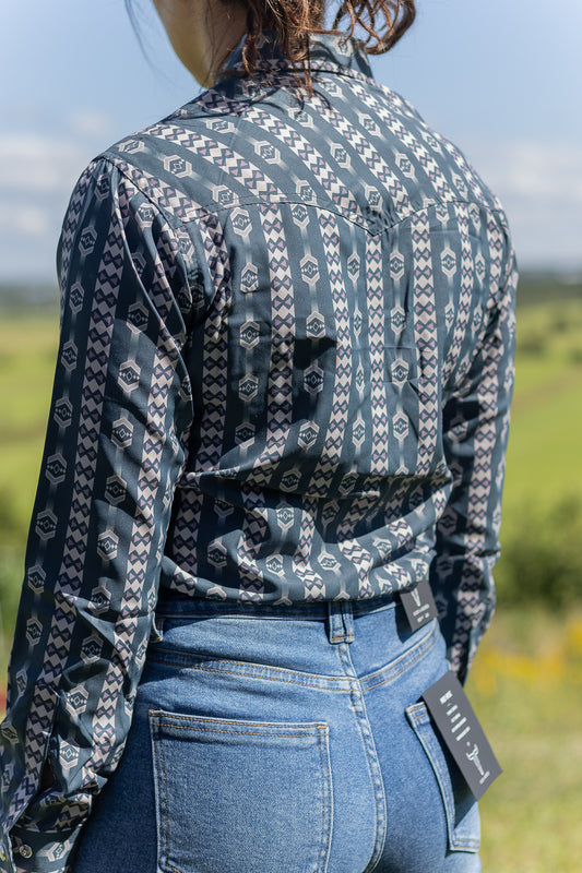 El General | Chemise | Bleu Aztec